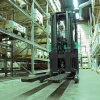 Електрически стакер Mitsubishi AXiA XL 12 - Stand-In с телескопични вилици