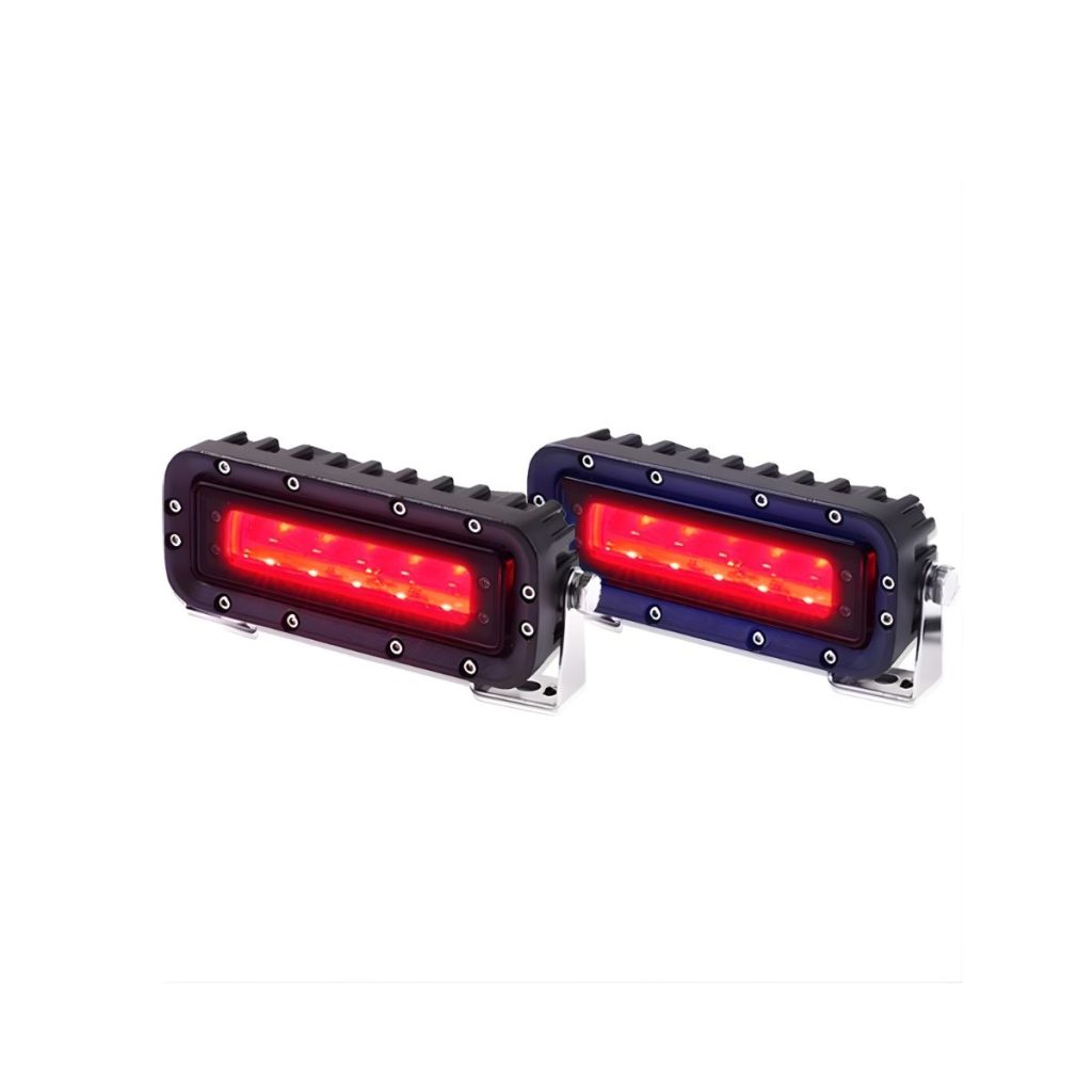 Червени LED странични лампи за мотокар